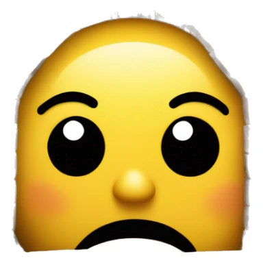 unhappy smiley hiding behind a long horizontal brick wall sticker