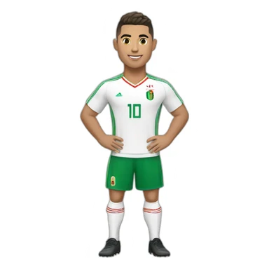 Ronaldo avec le maillot de l’Algérie  sticker