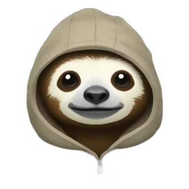 Money sloth sticker