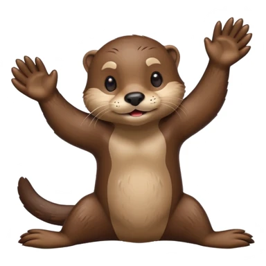 generate a take my money otter emoji, similarly to the futurama meme sticker