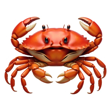 Cinematic Realistic Cute Yawning Crab Portrait Emoji, Head tilted slightly with a dramatic, wide-open yawn, showcasing a soft, textured red shell with a charming, naturally formed face and drooping features, rendered with realistic detail and warm, sandy light, high shine, relaxed yet expressive, styled with a dash of coastal charm, soft glowing outline, capturing the essence of a sleepy yet affectionate crab that appears ready to stretch out on the shore for a peaceful nap! sticker