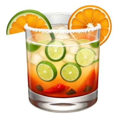 Spicy mezcal margarita sticker
