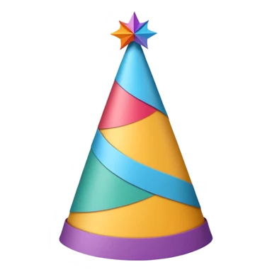 chapeau de fete sticker