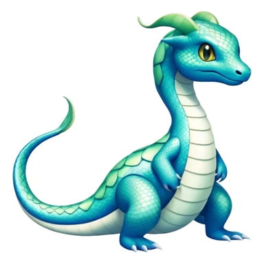 Seviper-Dragonair-Dratini-hybrid, full body, 4 legs sticker