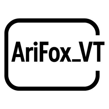 the GLOCK logo, except the letters say "AriFox_VT" sticker
