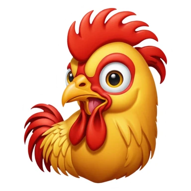 Rooster sticker