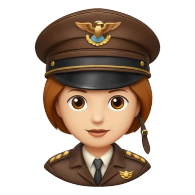 pilot hat sticker