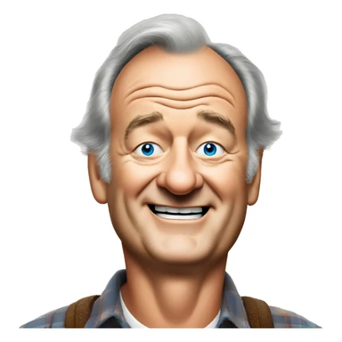bill murray at his most mischievous  sticker