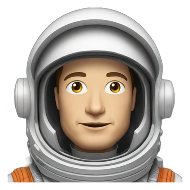 elon musk astronaut sticker