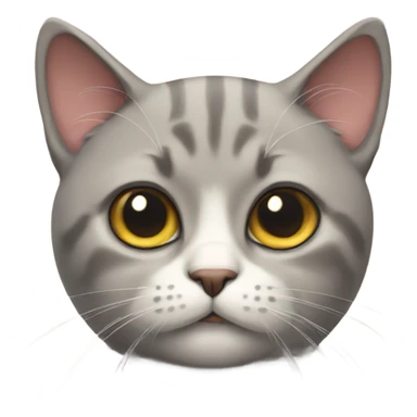 Unimpressed cat sticker