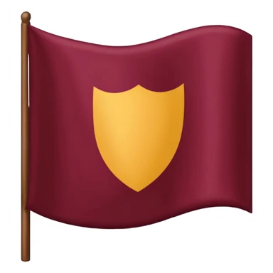 Bandera color vino sin detalles sticker