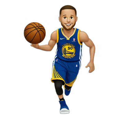 Stephen curry shoot a three  sticker