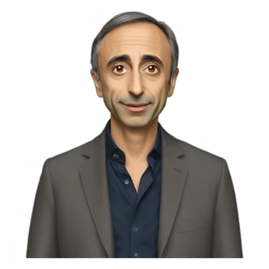 Éric Zemmour avec africain sticker