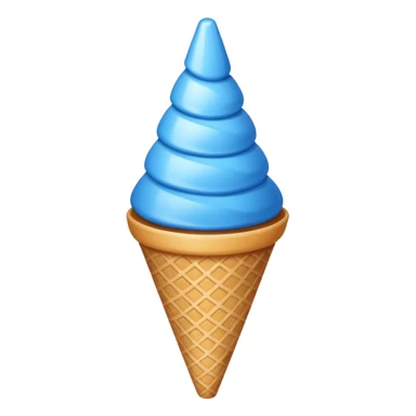 Cono francese blu sticker