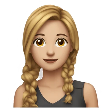 Una chica con su gata en brazos sticker