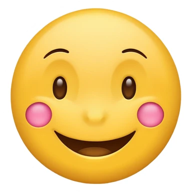 Create a Smile reaction emoji for a new social media app sticker