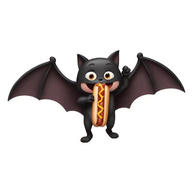 rouge the bat with hot dog sticker