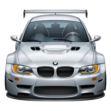 Make BMW M3 GTR 2005 emoji in detailed! sticker