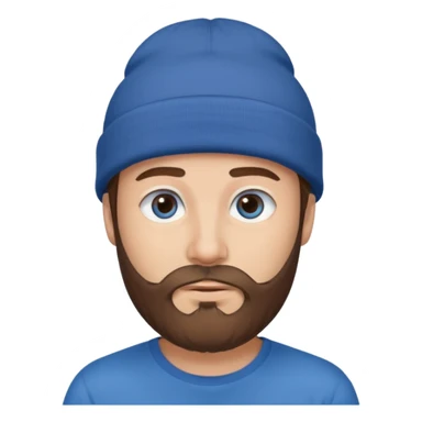 Man with Grey Beret – Brown beard, grey beanie.





 sticker