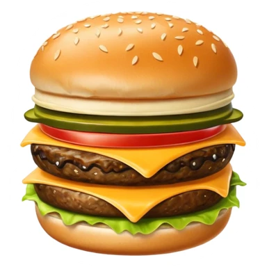 para cenar podemos comer hamburgesas sticker