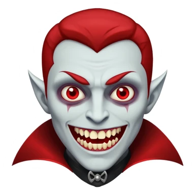 red men Vampire sticker