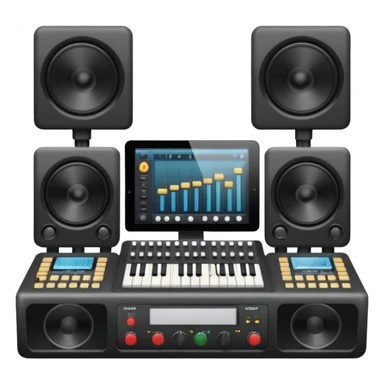 music studio sticker