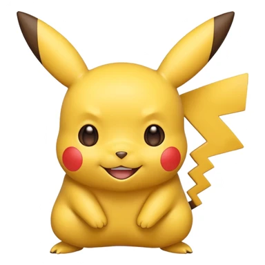 A PIKACHU EMOJI sticker
