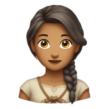 Kapibara-girl sticker