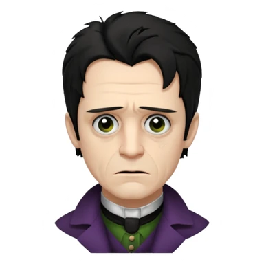 dr victor frankenstein mad look sticker