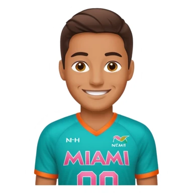 je suis avec maillot de NTM Miami sticker