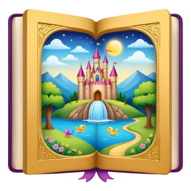Fairytale book sticker