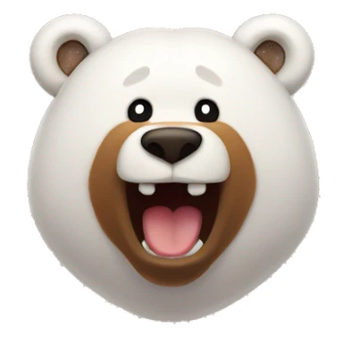 corazón de oso sticker