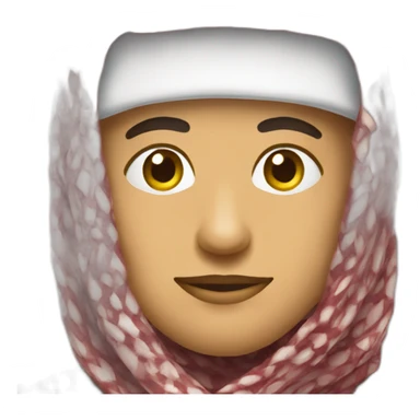 person-wearing-shemagh-Saudi sticker