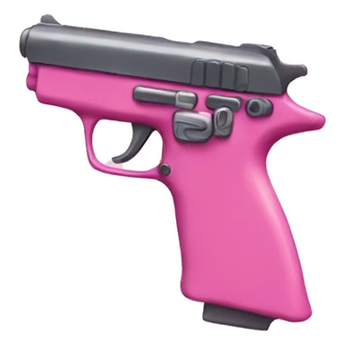 Pink pistol sticker
