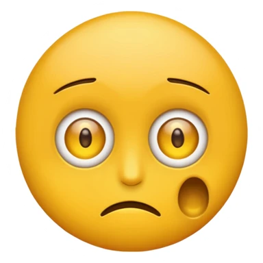 Eye twitching emoji sticker