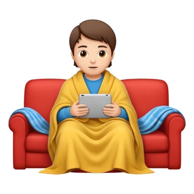 Watching movies sticker