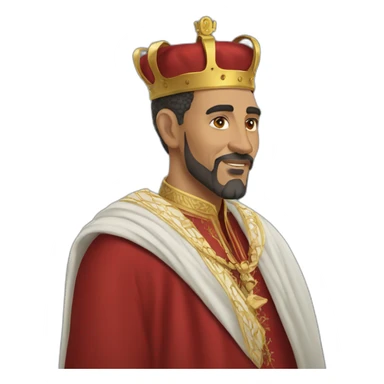 king of morocco sticker