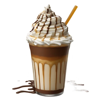 Starbucks chocolate caramel Frappuccino  sticker