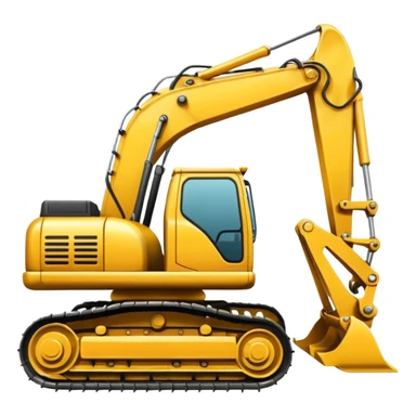 A excavator  sticker