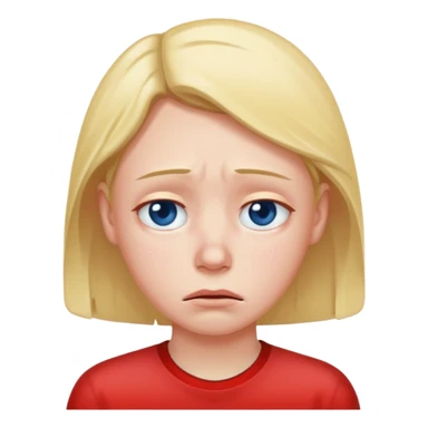 sad face sweating sticker