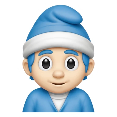 smart smurf  sticker