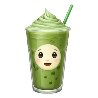 iced matcha latte  sticker
