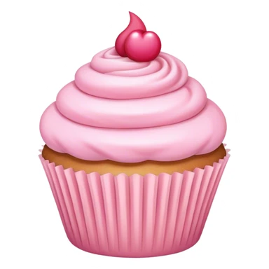 pastel pink cupcake sticker