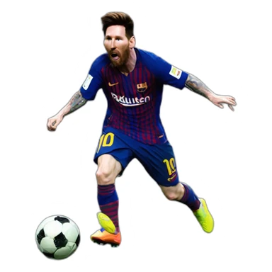 Messi play fifa  sticker