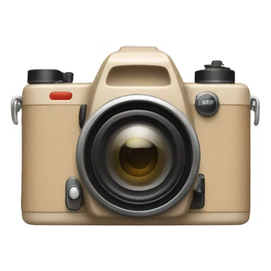 Camera beige sticker