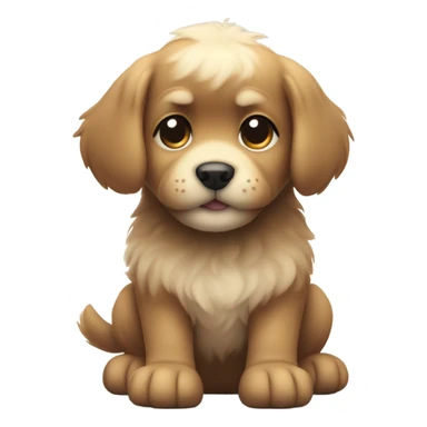 bowing thankful pup sticker