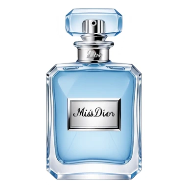 baby blue miss dior sticker