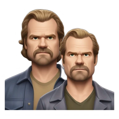 Jim Hopper David harbour sticker