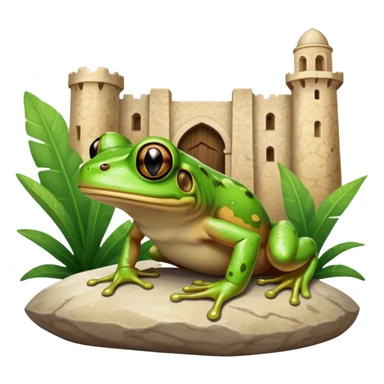 Puertorican coqui with the alamo sticker