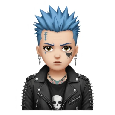 Punk culture sticker